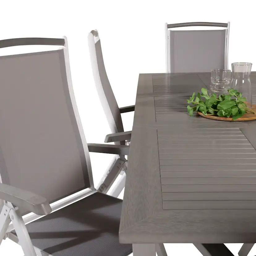 Matgrupp Venture Home Aleyna 160/240 med 6 Stolar