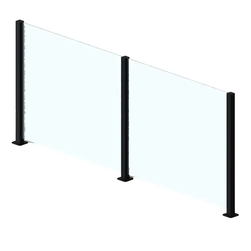 Glasräcke Green Land Patio Klar Glas