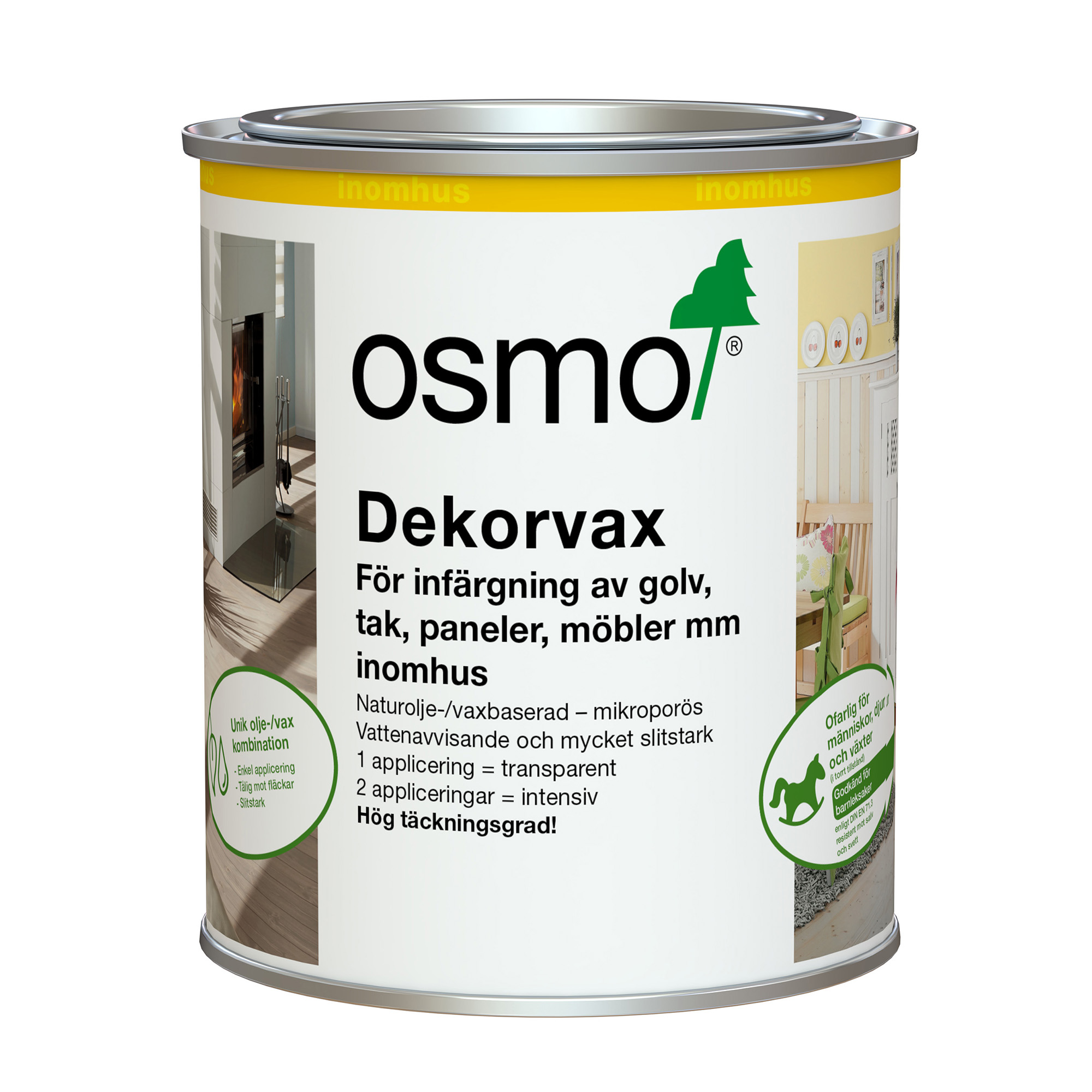 OSMO 3168 Dekorvax Transparent Antik Ek 0,75 liter 0,75 liter