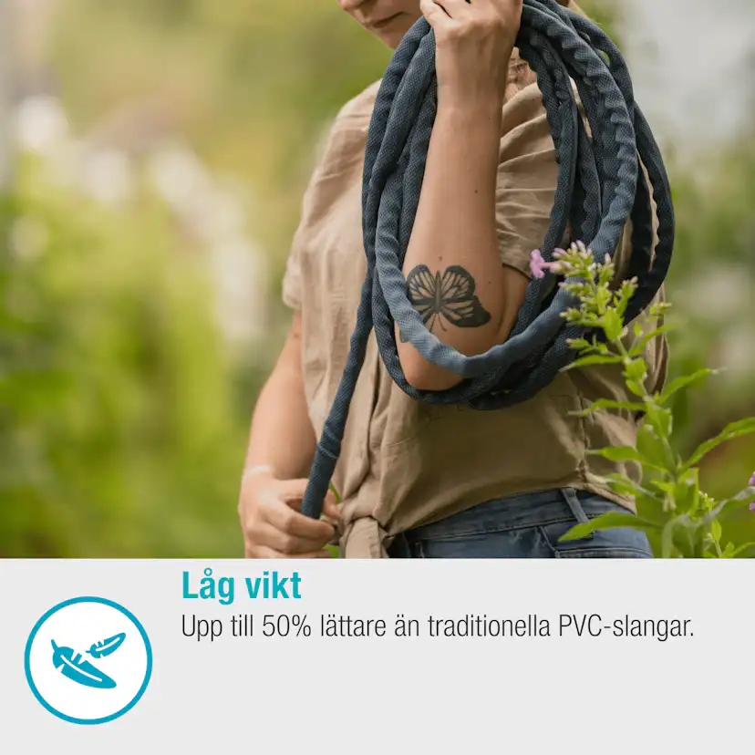 Textilslang Gardena Liano Xtreme 30 m Set med Strålmunstycke