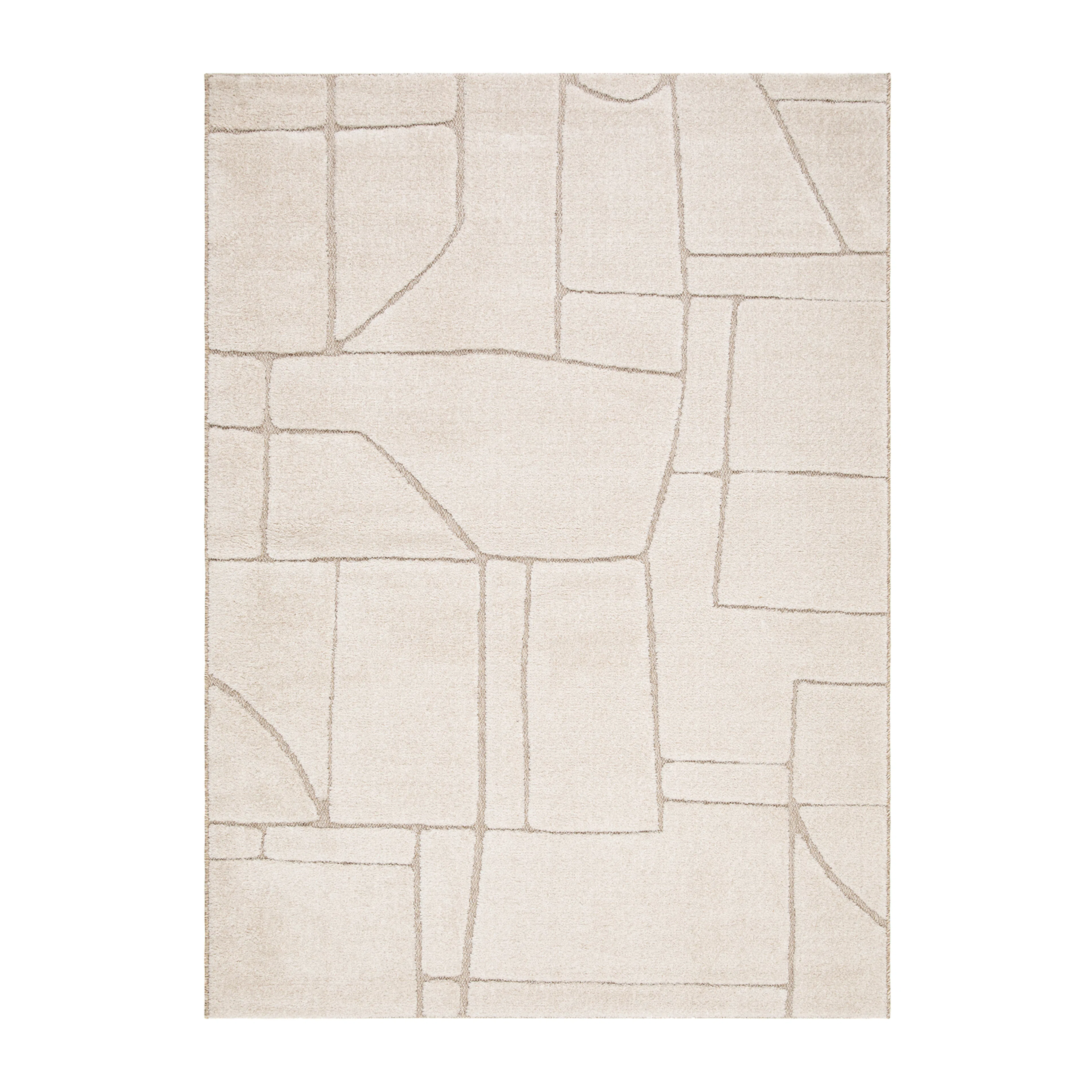 Nature Shape Creme 240*340 Creme, 160x230 cm