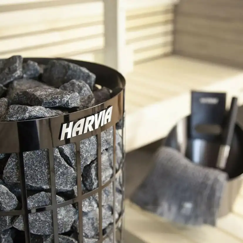 Bastuaggregat Harvia Cilindro PC70XE Black Steel