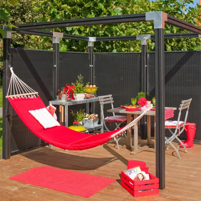 Skärm PLUS Trend 115x170 cm Svart