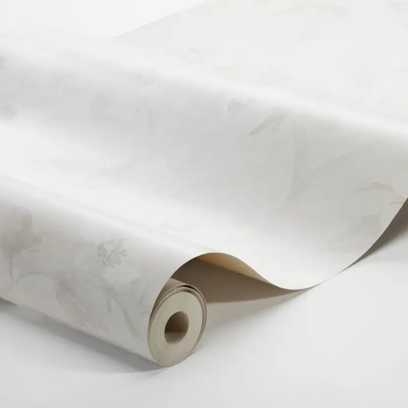 Tapet Boråstapeter Helens Flower 3583 Non Woven, Mönstrad Grå