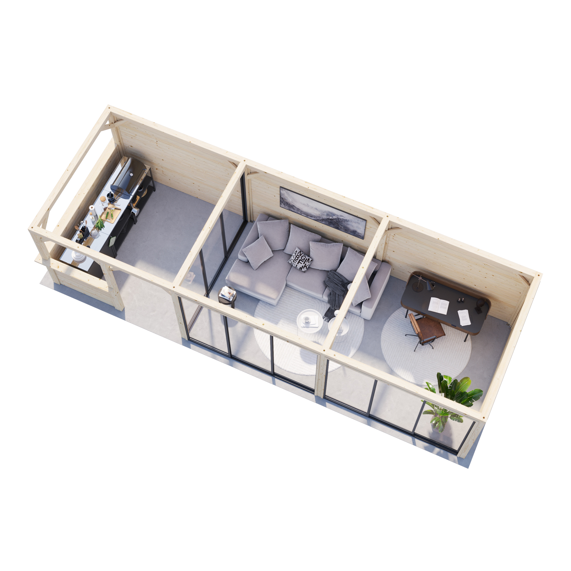 Uterum Palmako Bianca 24,9 m2 Set 219 Slide