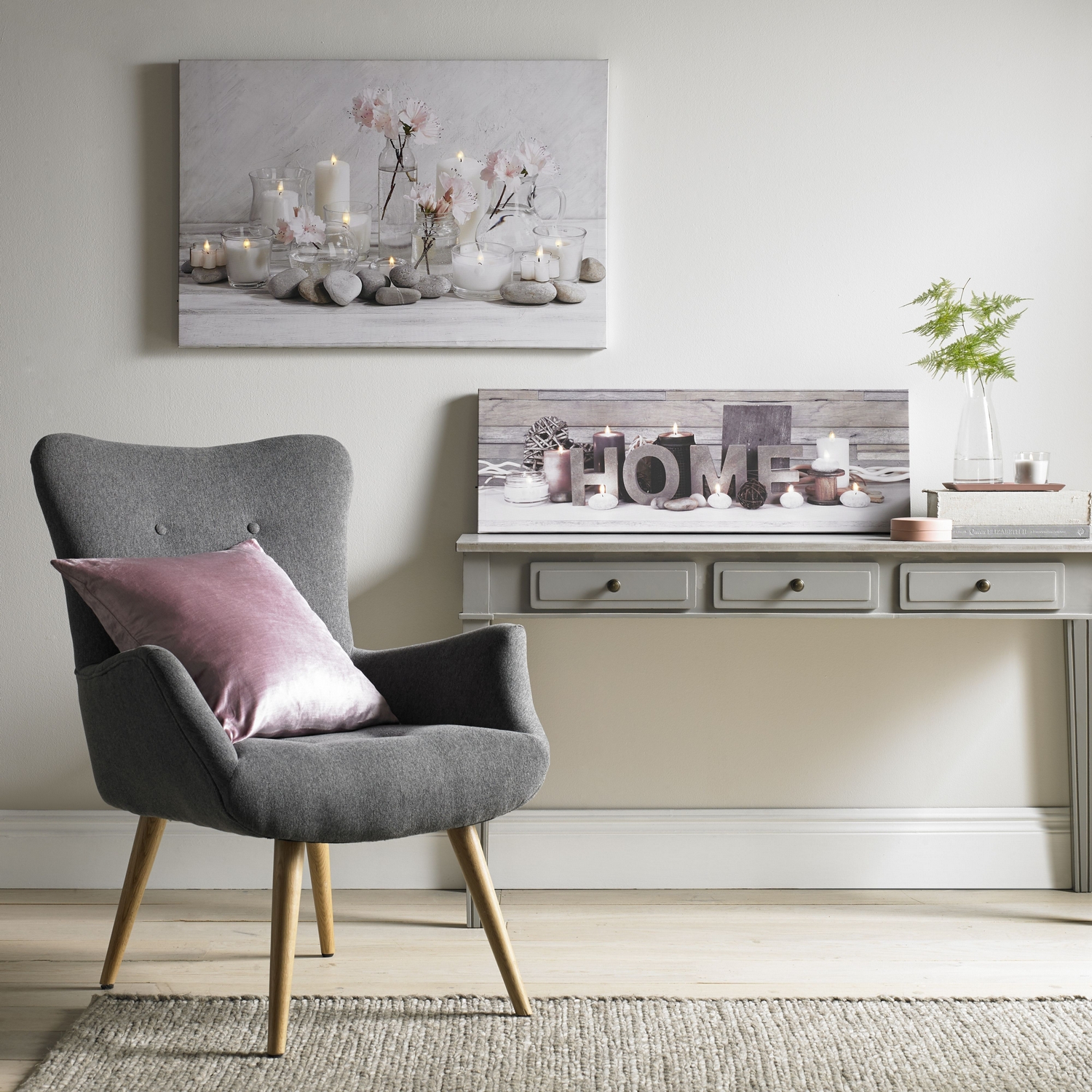 Tavla Art for the Home LED-ljus 90x60 cm