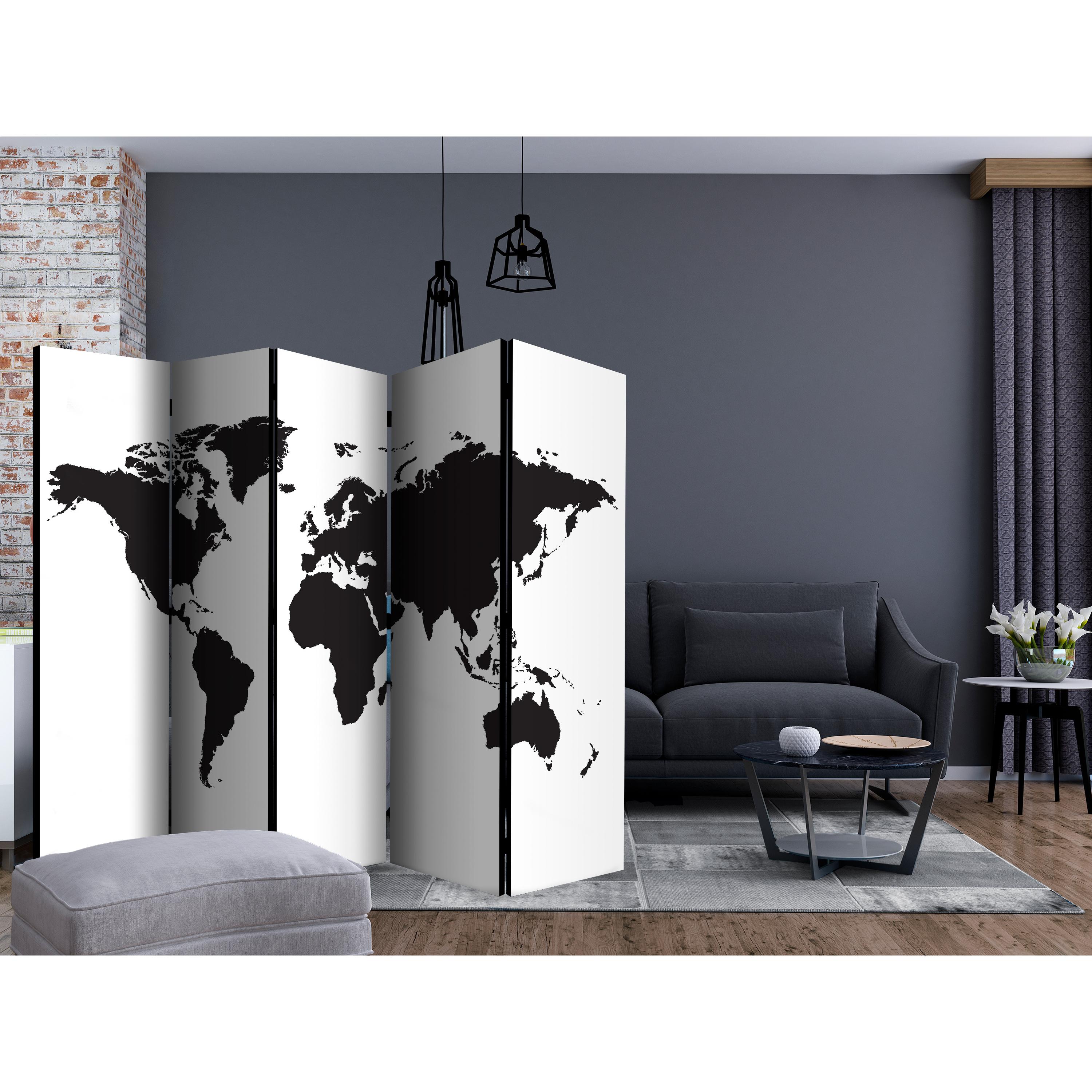 Rumsavdelare Arkiio Black and White World II 225x172 cm