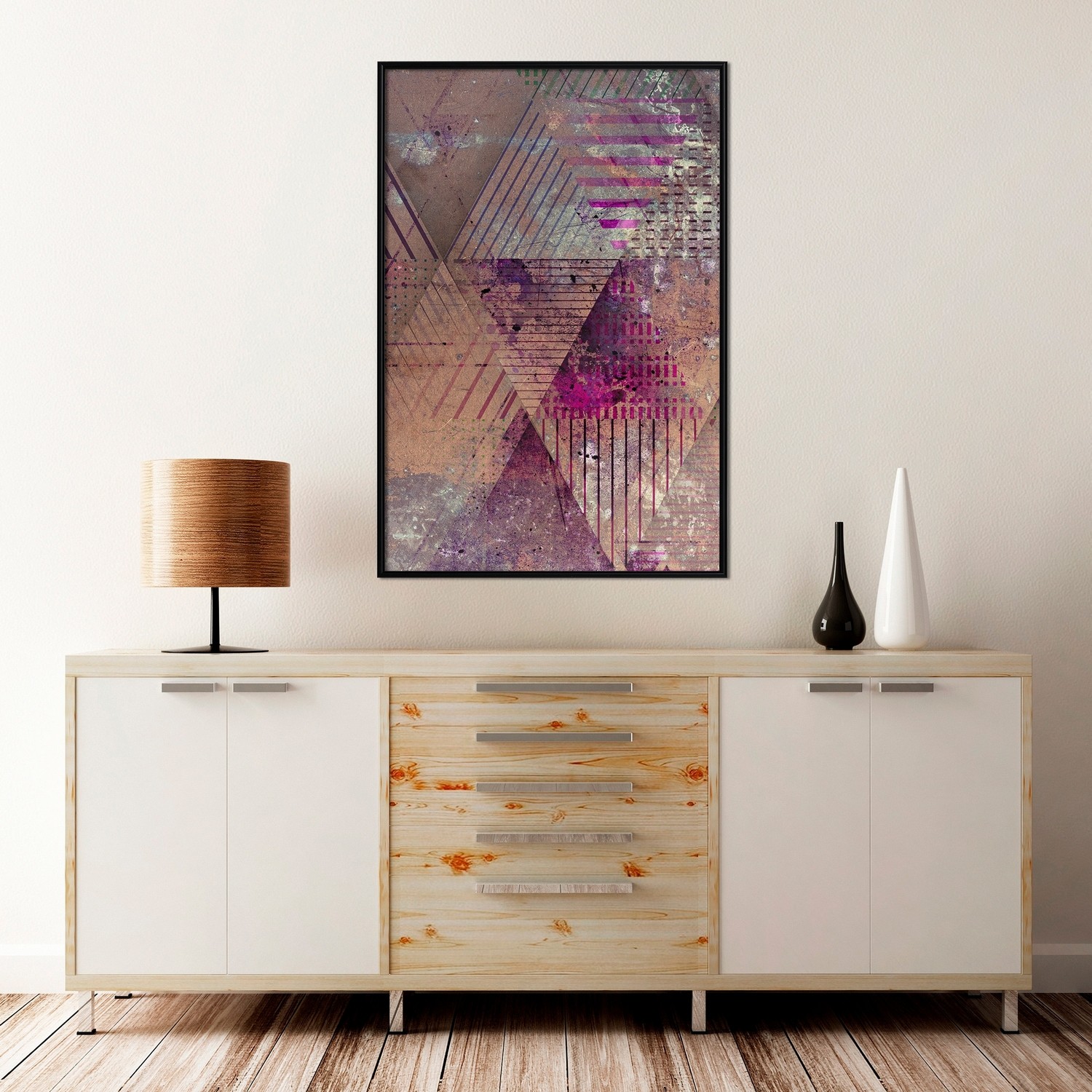 Affisch - Autumn Abstraction [Poster] 30x45 Svart ram, 30x45 cm