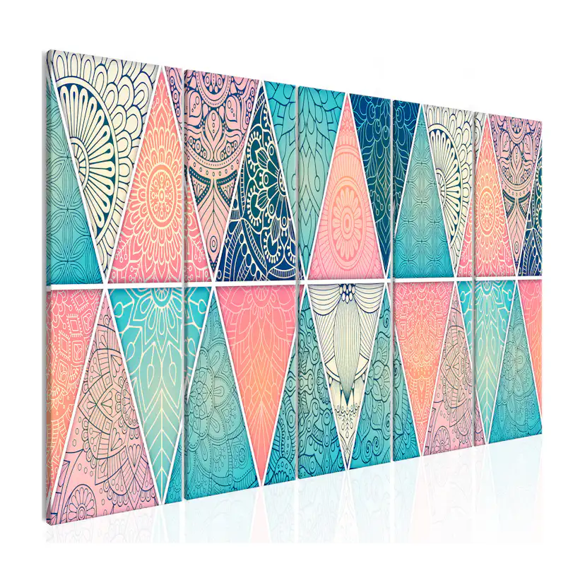 Tavla Arkiio Oriental Triangles Narrow 5 delar