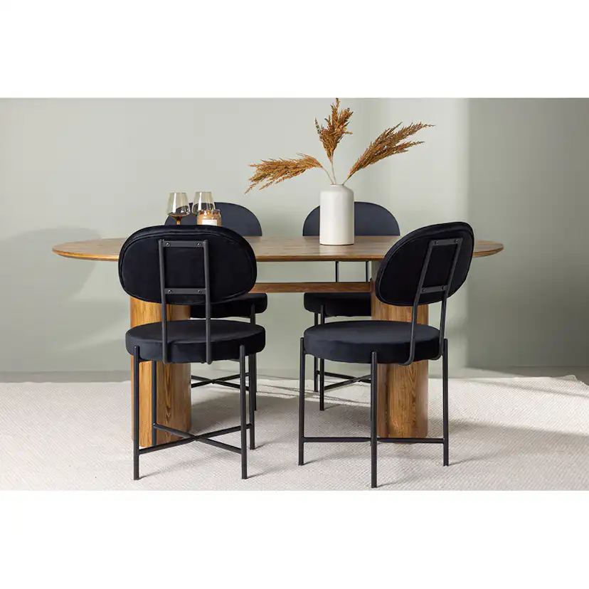 Matgrupp Venture Home Isolde med 4 Stella Stolar