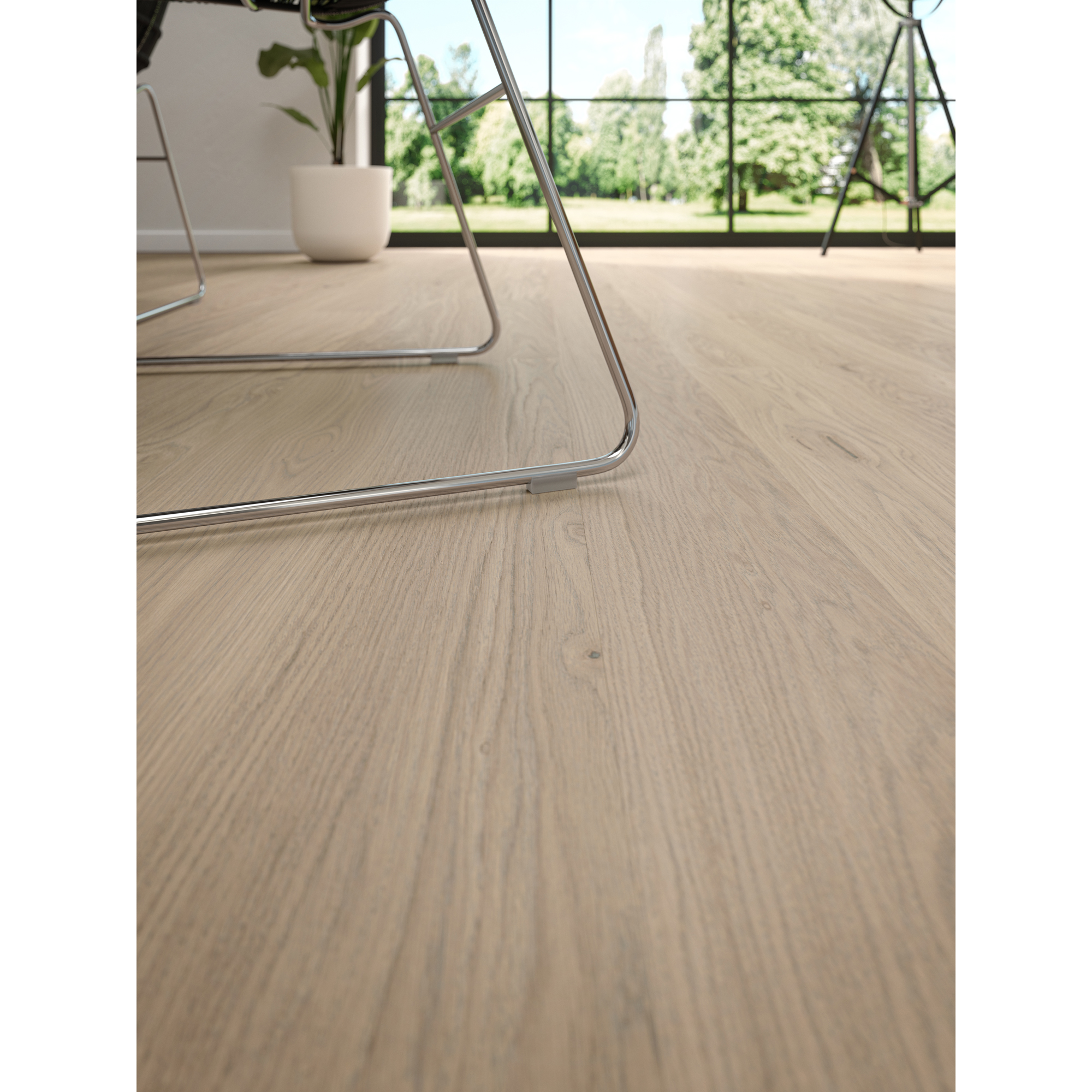 Trägolv Bjelin VALJE 3.0 M Oak Blend Powder White Brushed