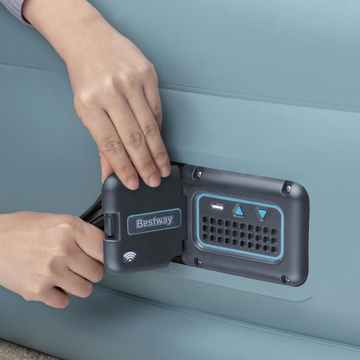 Madrass Bestway Tritech Queen Airbed Med App-styrning