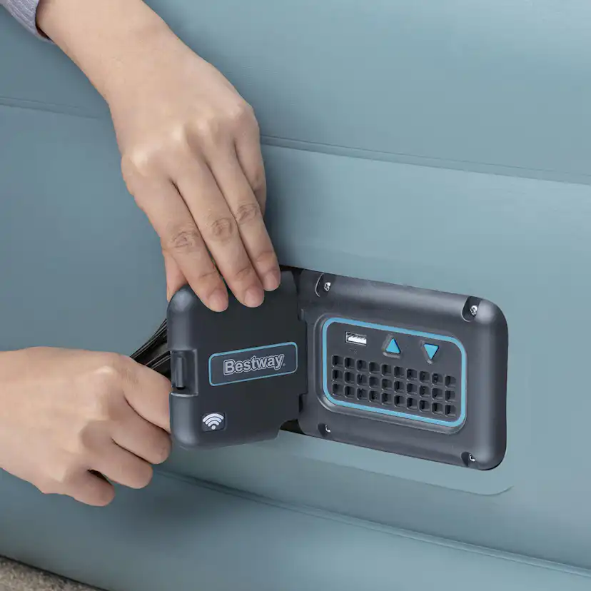 Madrass Bestway Tritech Queen Airbed Med App-styrning