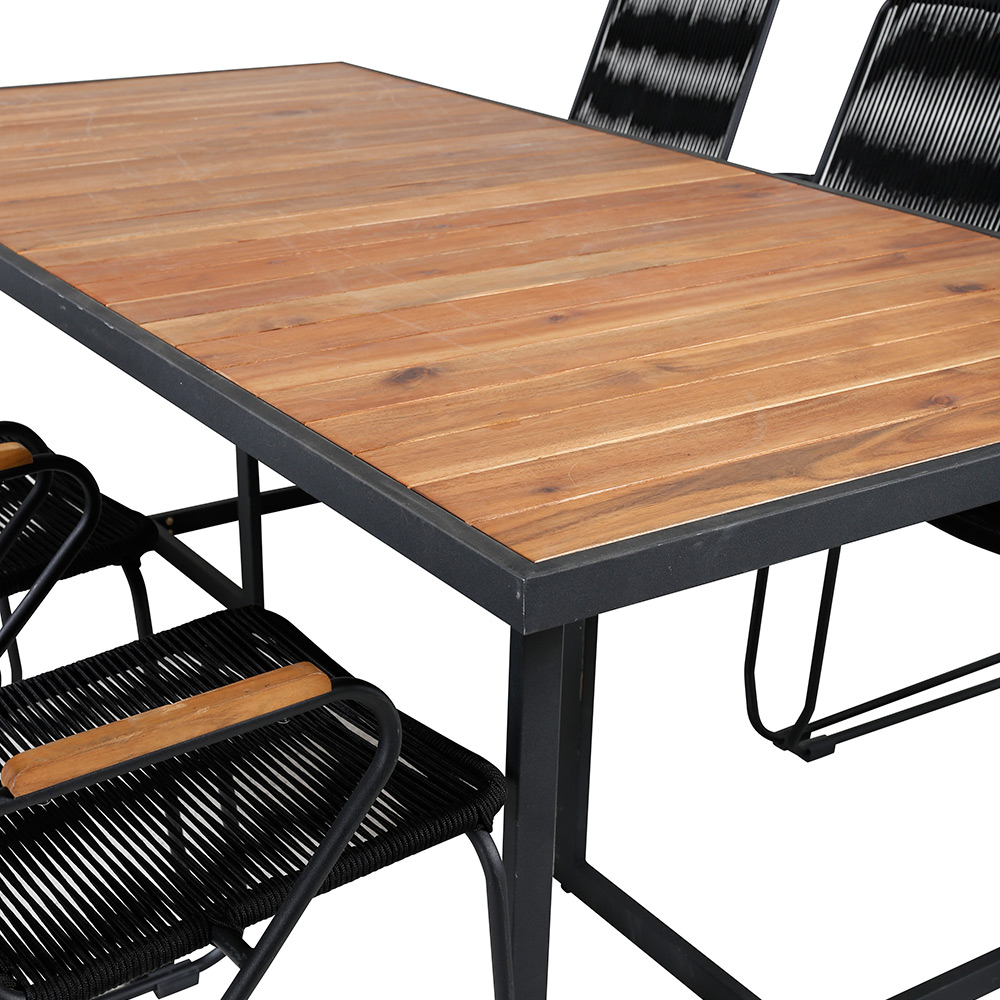 Matgrupp Venture Home King med 6 Billy Karmstolar