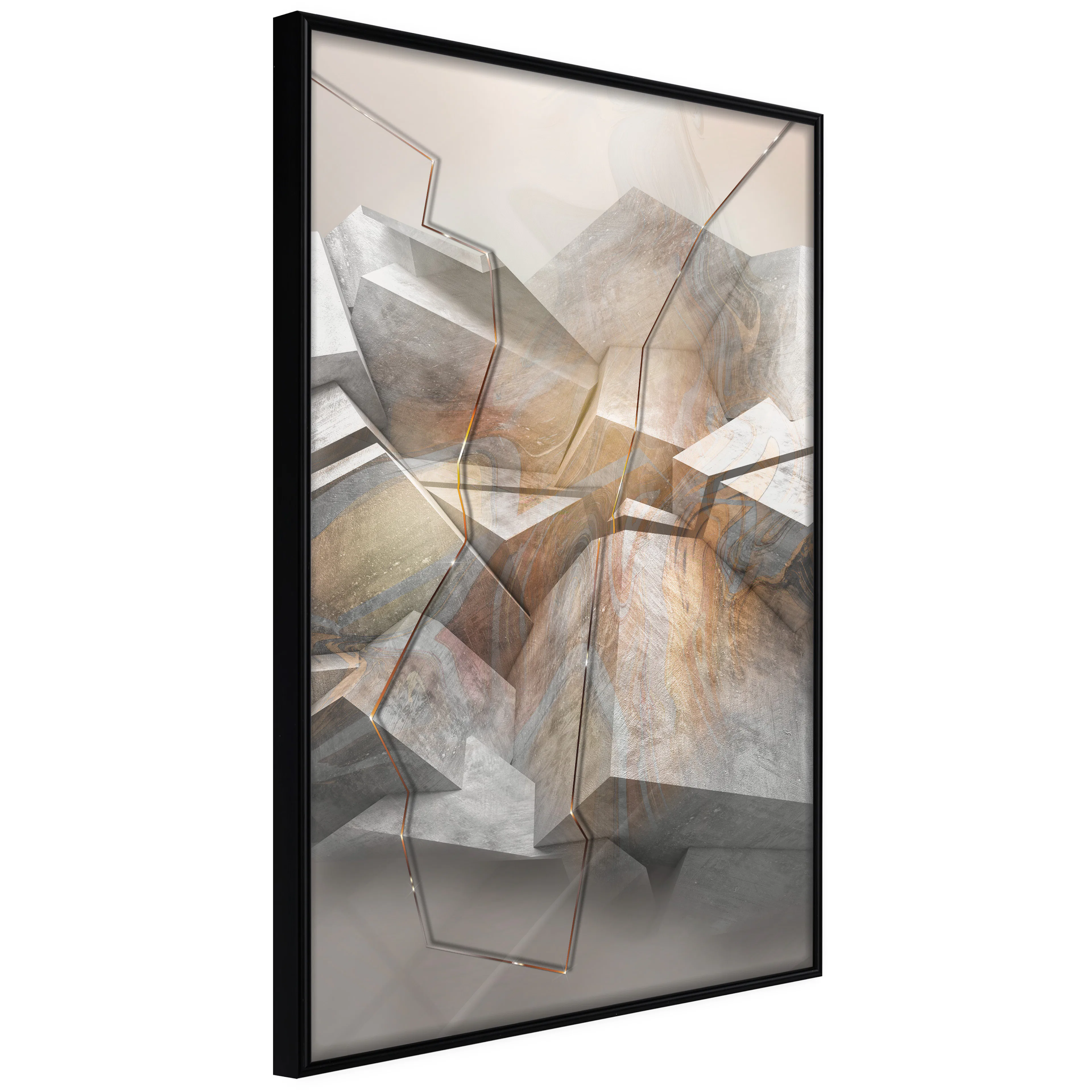 Affisch - Open Space [Poster] 40x60 Svart ram, 40x60 cm