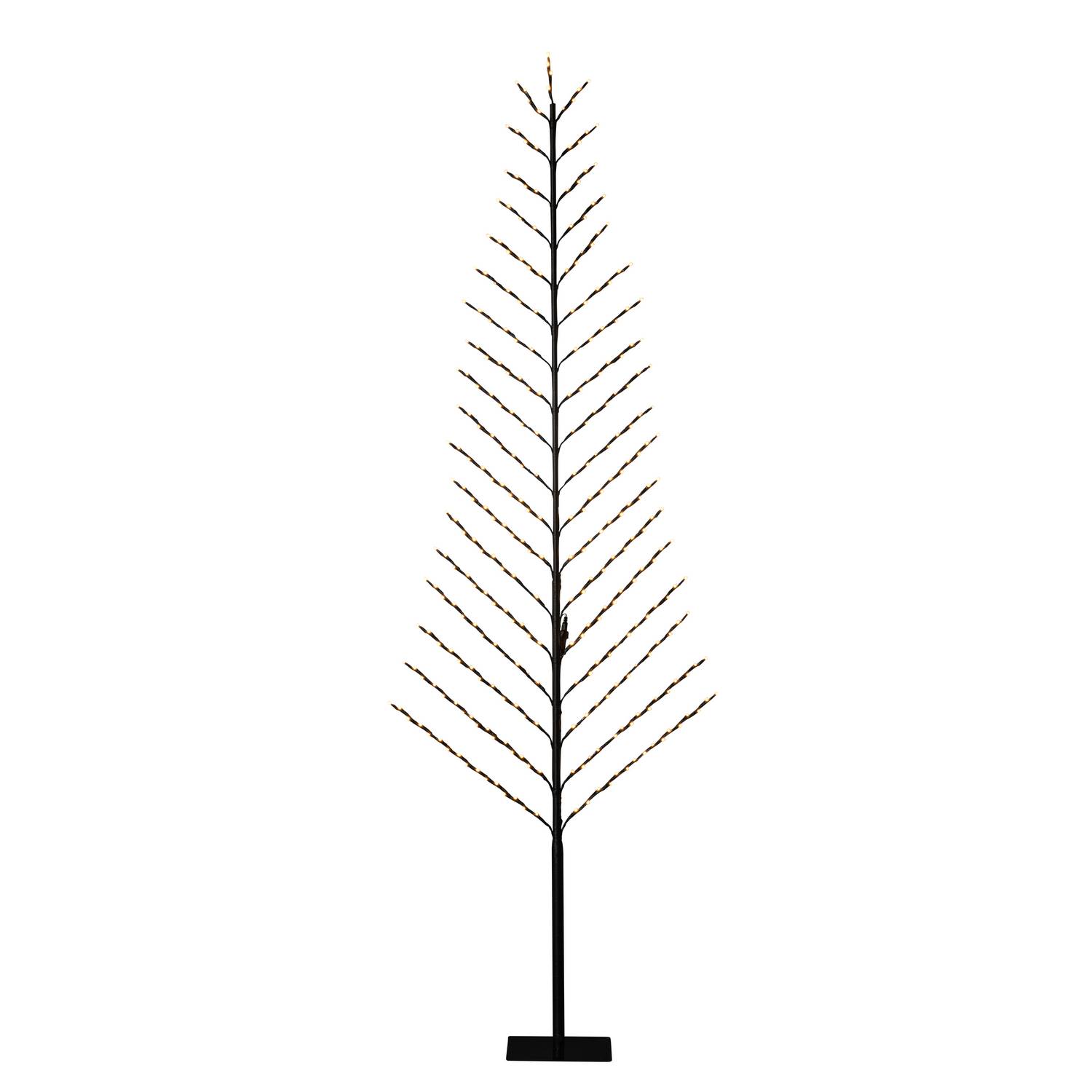 Utomhusdekoration  Gnosjö Konstsmide 2-D Svart Träd 240 cm LED