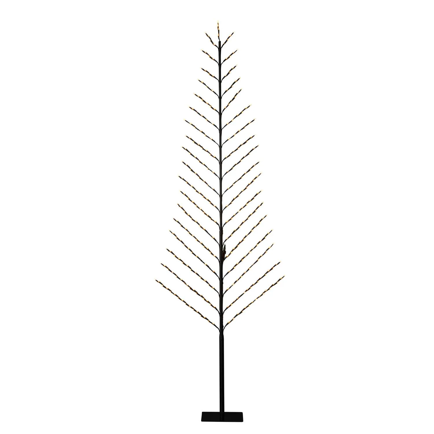 Utomhusdekoration Gnosjö Konstsmide 2-D Svart Träd 240 cm LED