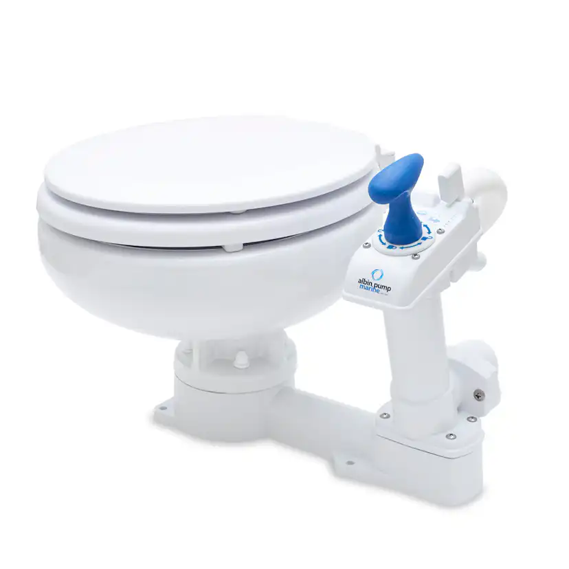 Marin Toalett Albin Group Marine Manuell Compact Låg