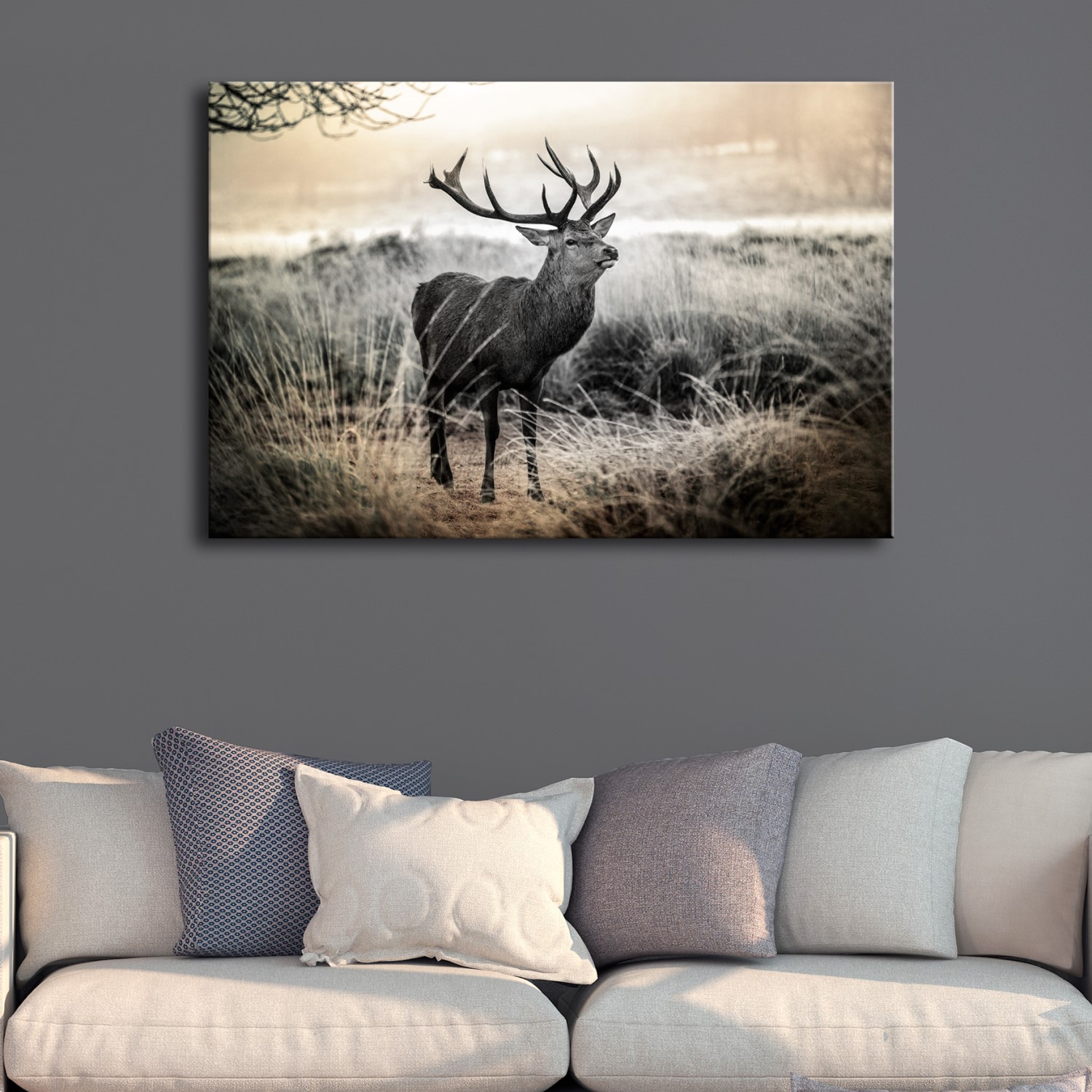 Tavla - Dangerous Horns 90x60 90x60 cm