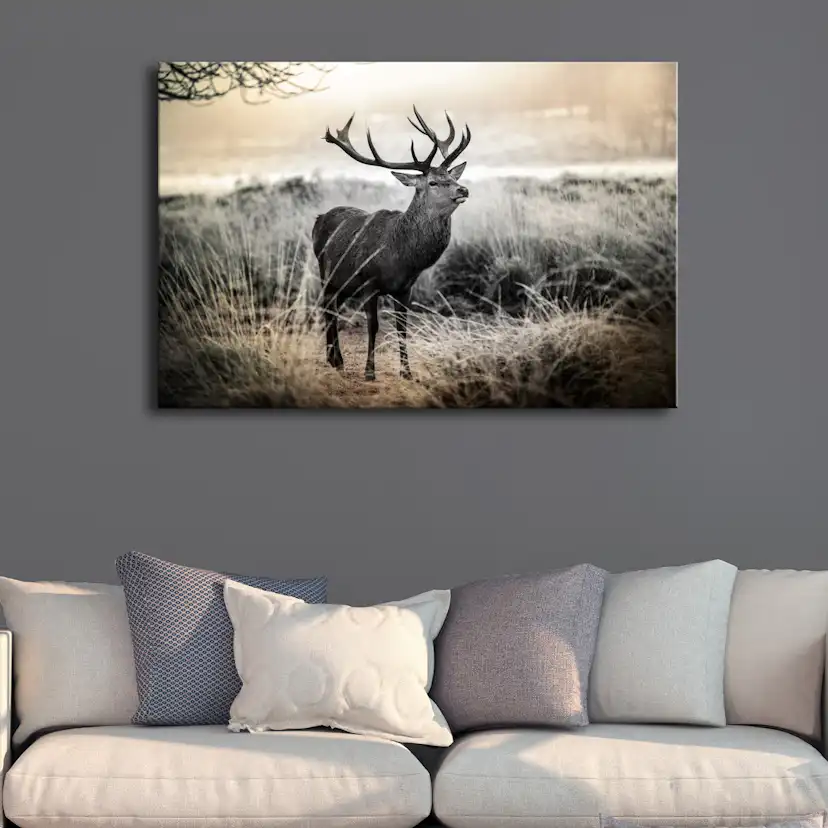 Tavla - Dangerous Horns 90x60 90x60 cm