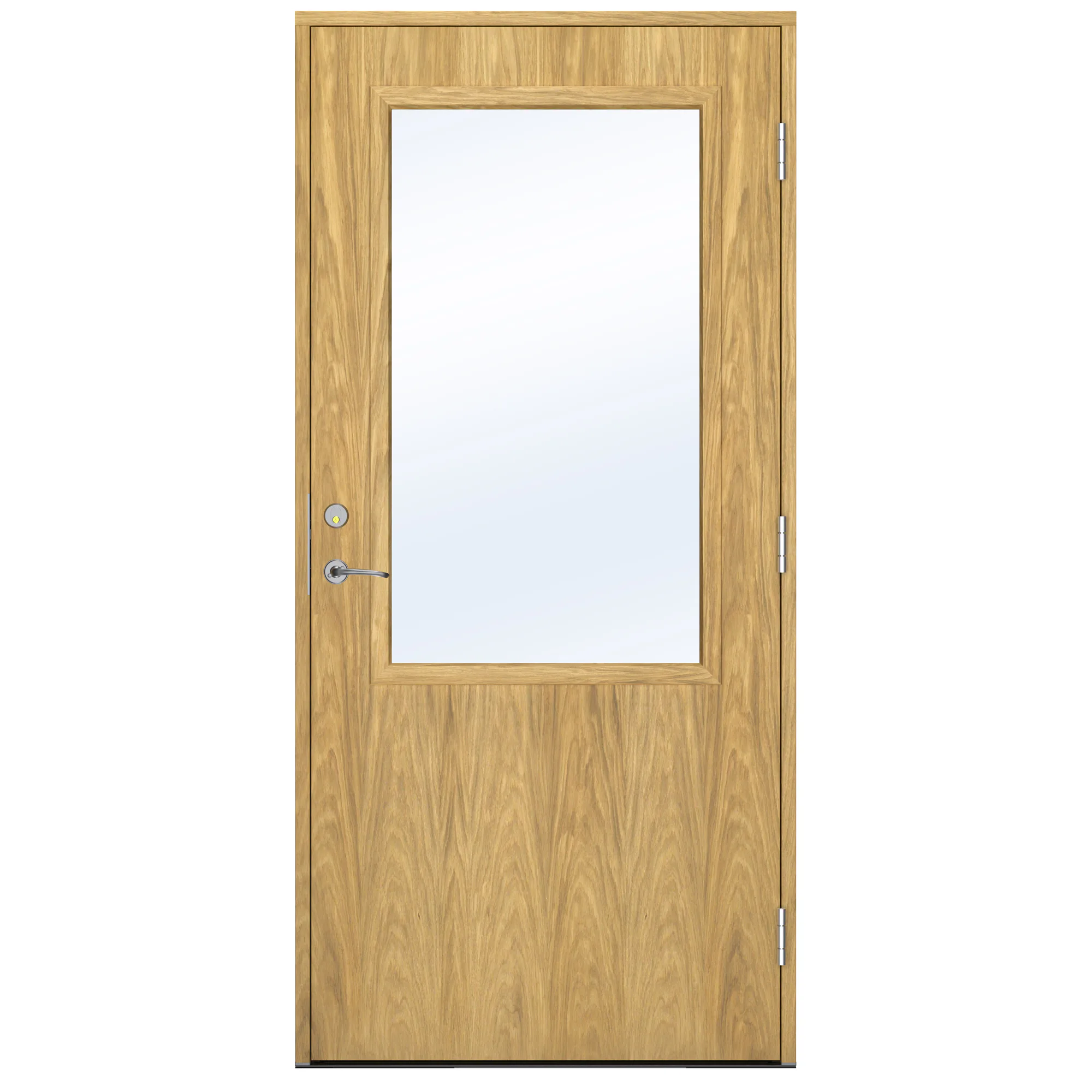 Ytterdörr Swedoor Advance-Line Vision Alba Ek BxH: 100x210 cm. Vänster.