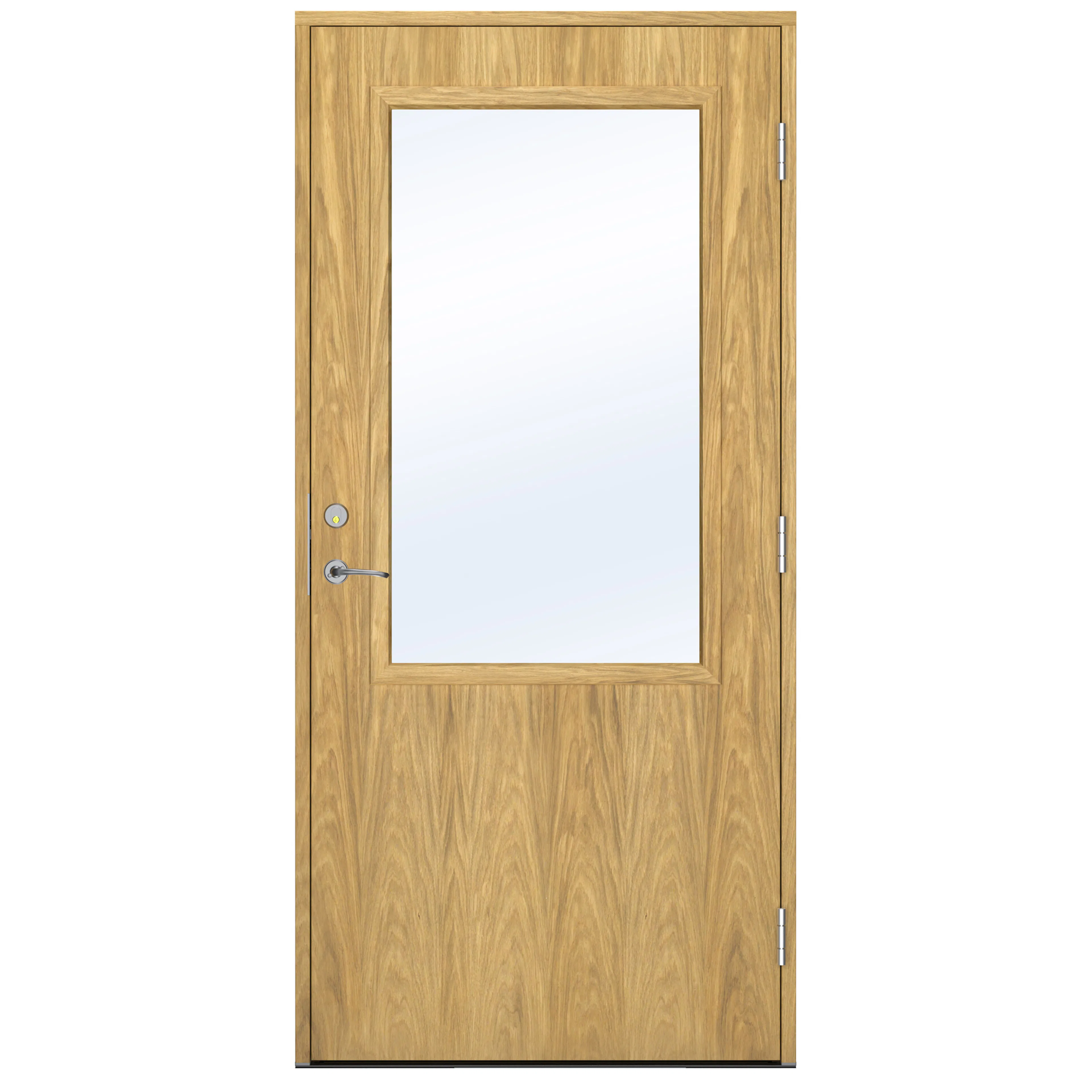 Ytterdörr Swedoor Advance-Line Vision Alba Ek BxH: 100x210 cm. Vänster.