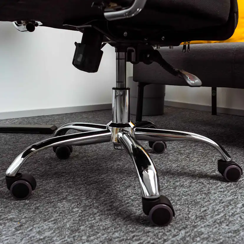 Kontorsstol Lykke Office Svart Stol i Meshtyg med Justerbar Höjd