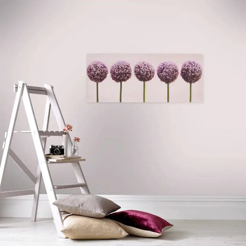Tavla Art for the Home Alliums In A Row