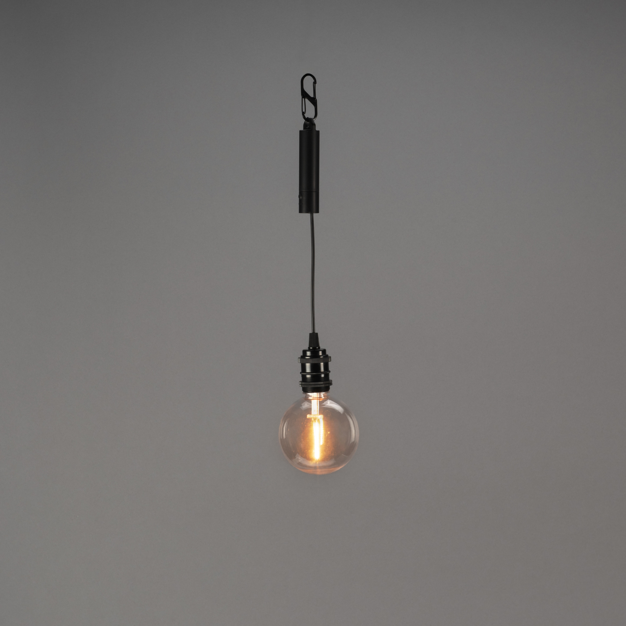 Uppladdningsbar LED-Lampa Gnojsö Konstsmide ink Takupphängning Amber Timer 6h