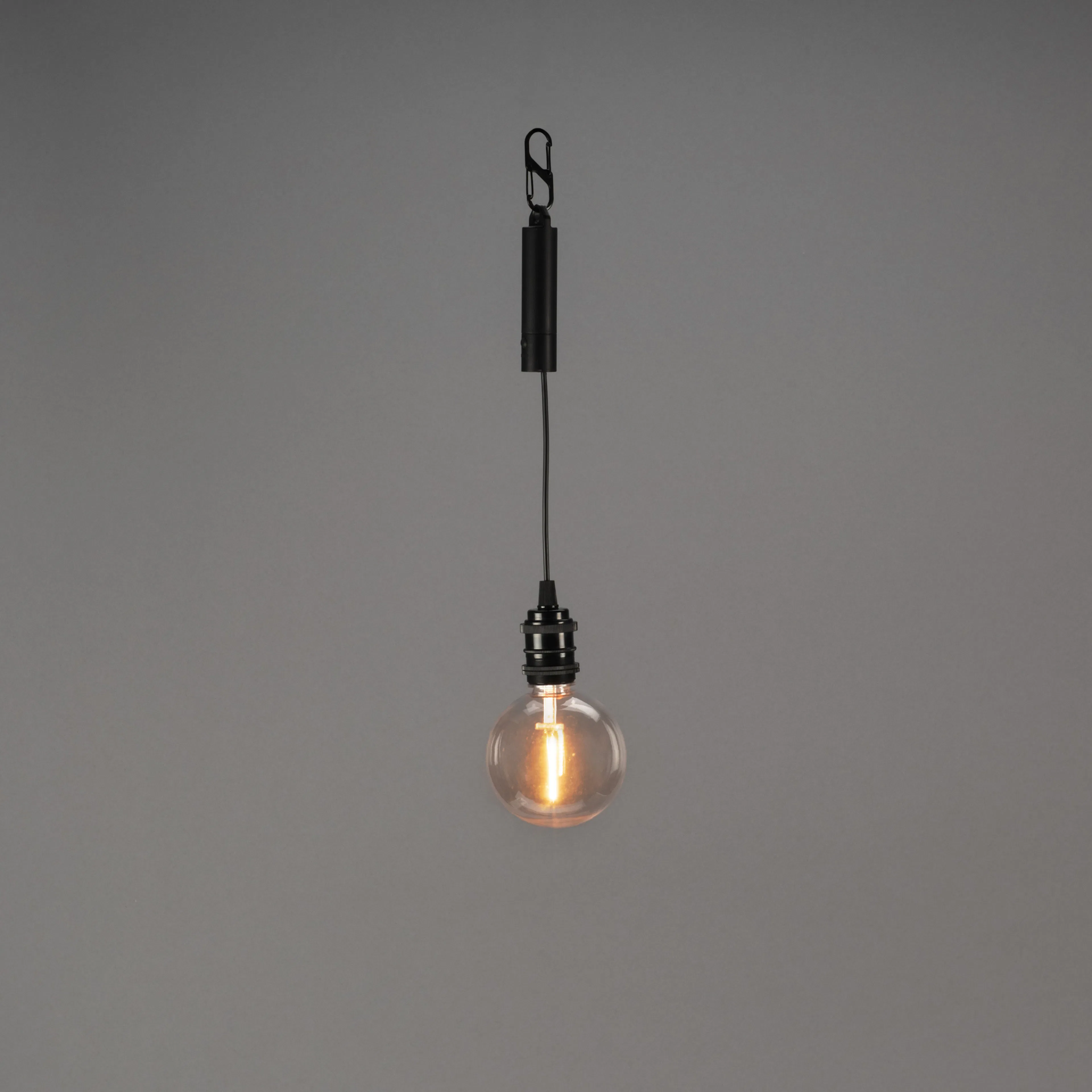 Uppladdningsbar LED-Lampa Gnojsö Konstsmide ink Takupphängning Amber Timer 6h