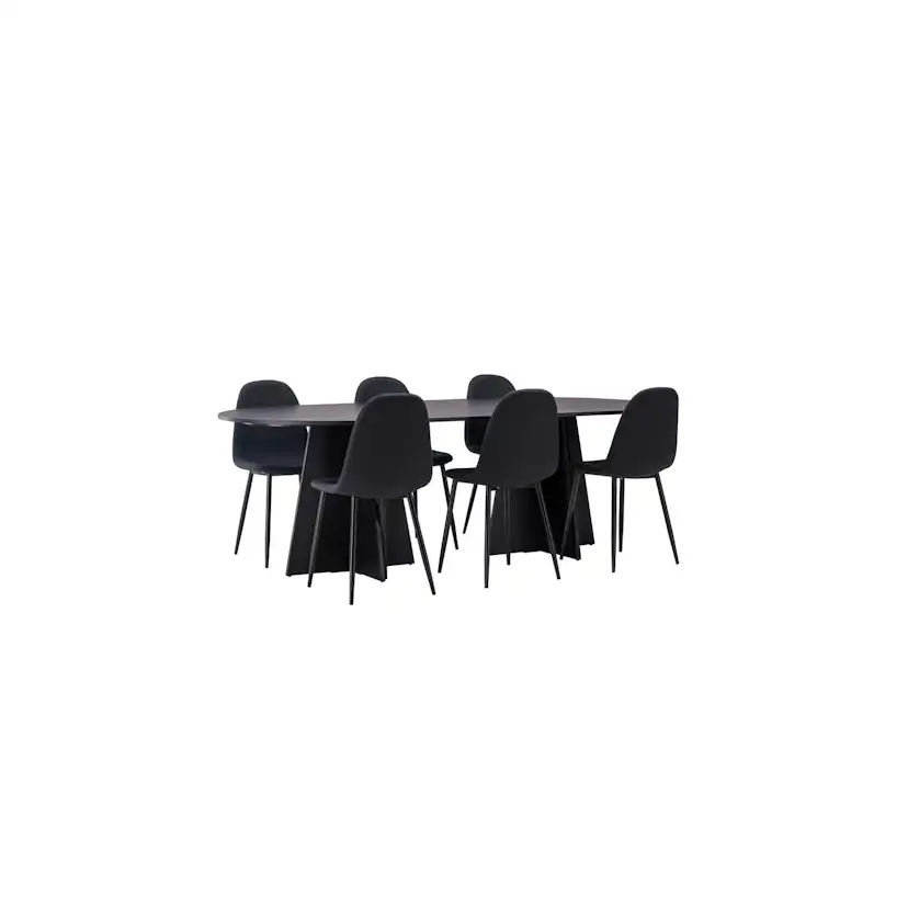 Matgrupp Venture Home Bootcut Oval med 6 Polar Stolar