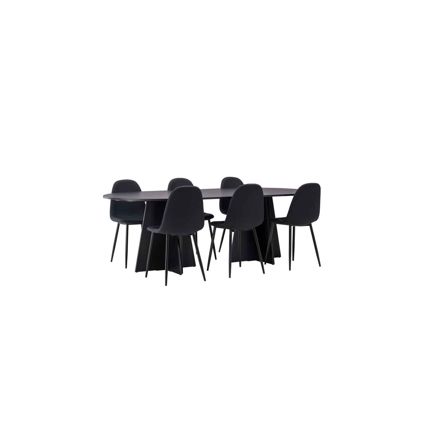Matgrupp Venture Home Bootcut Oval med 6 Polar Stolar