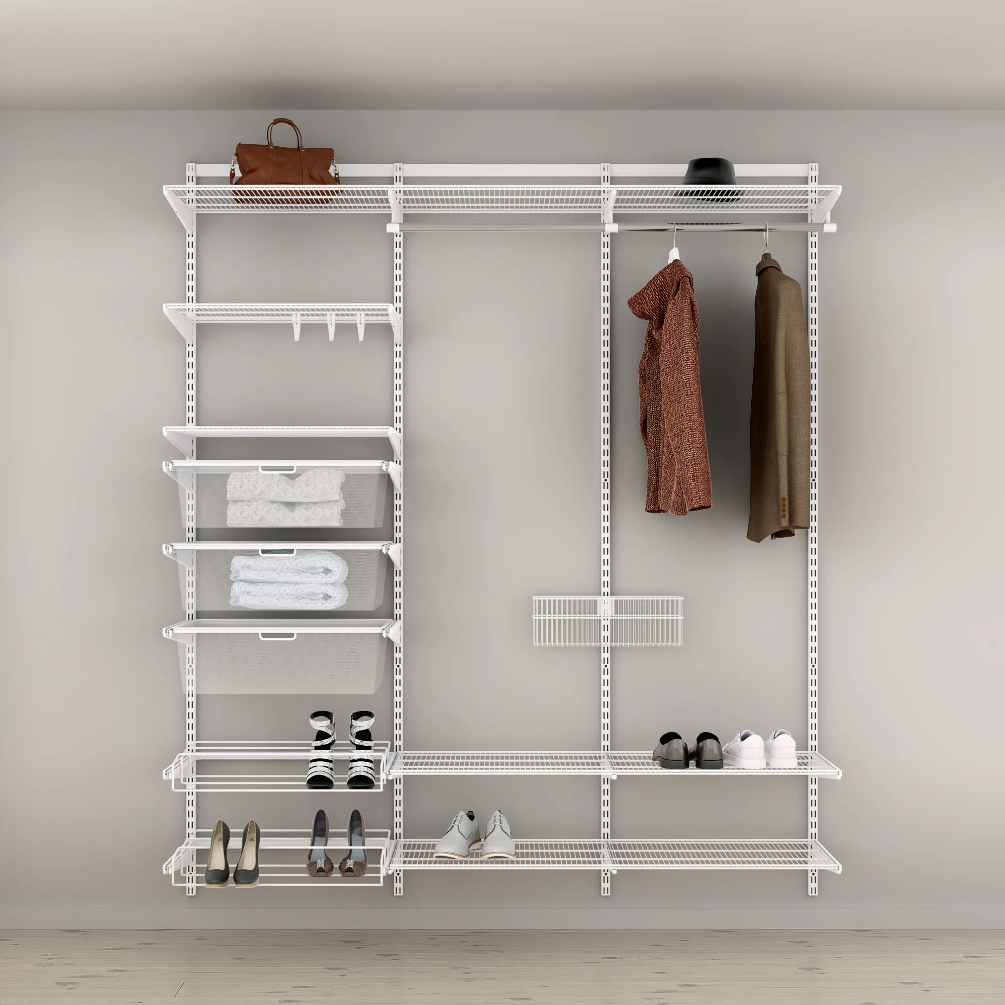 Hallösning Elfa Ready Solution Classic 14 Vit B: 1855 mm