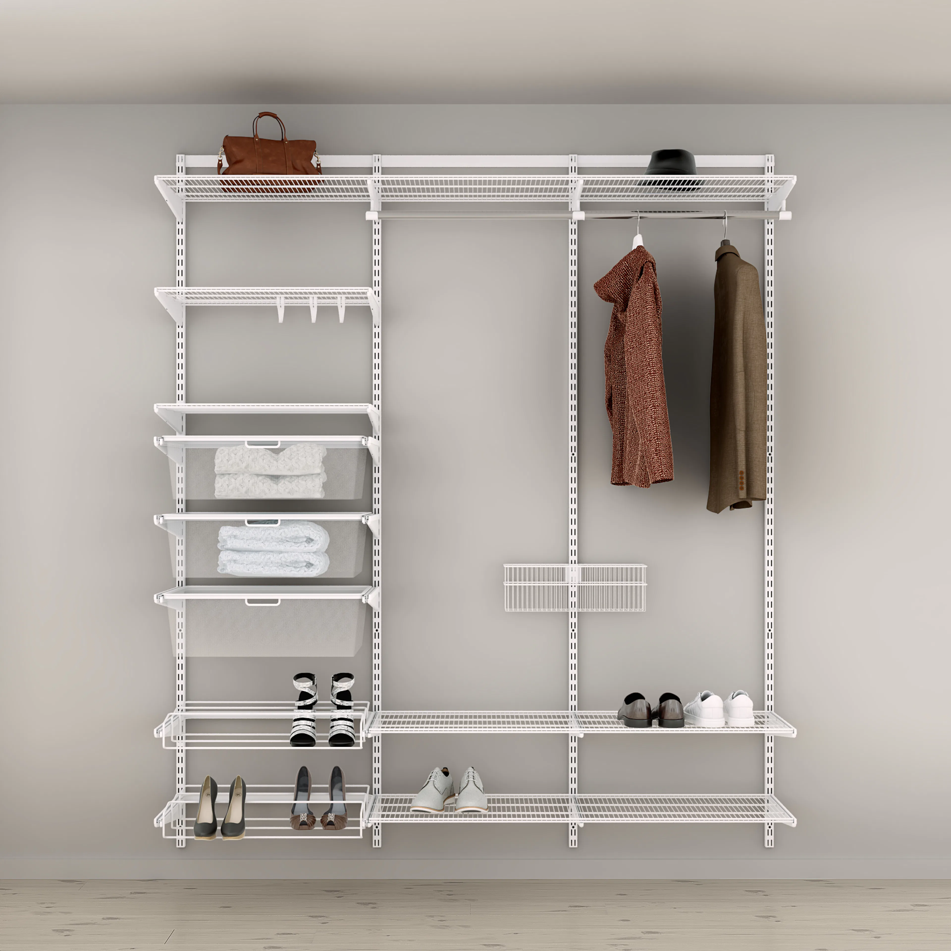 Hallösning Elfa Ready Solution Classic 14 Vit B: 1855 mm