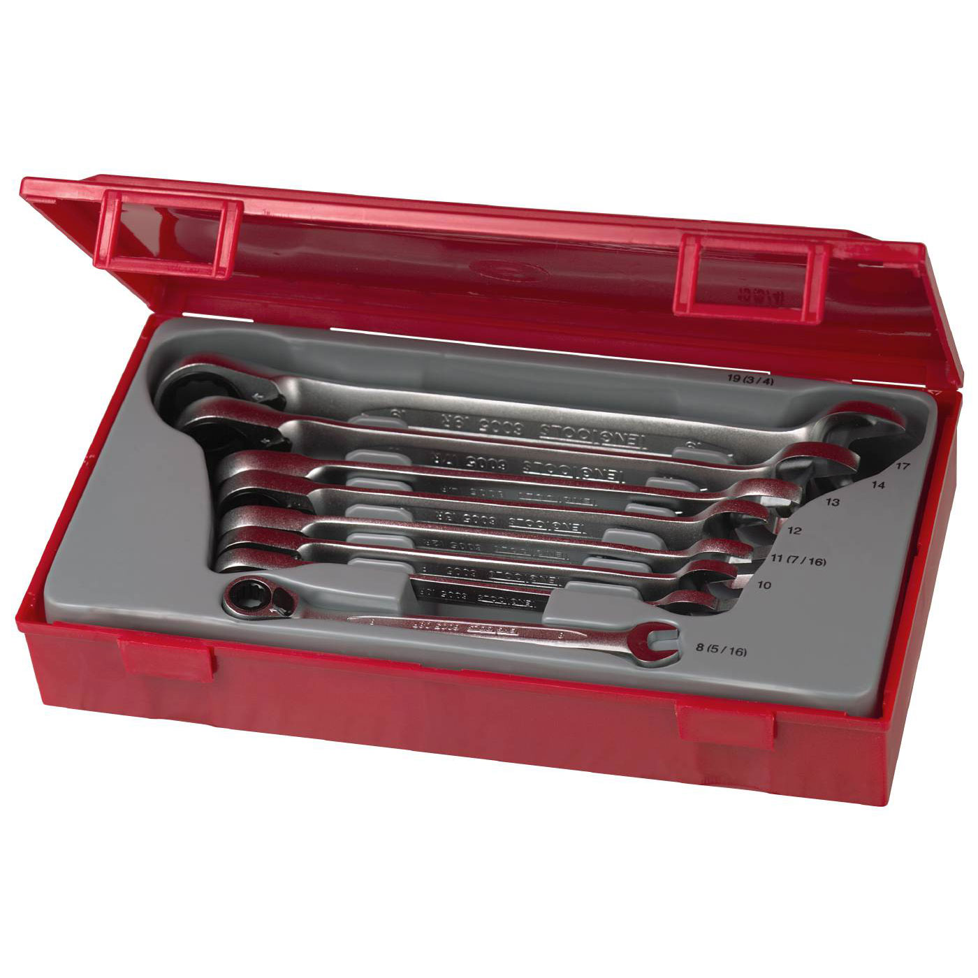 U-ringspärrnyckelsats 8 delar Teng Tools TT6508RAF