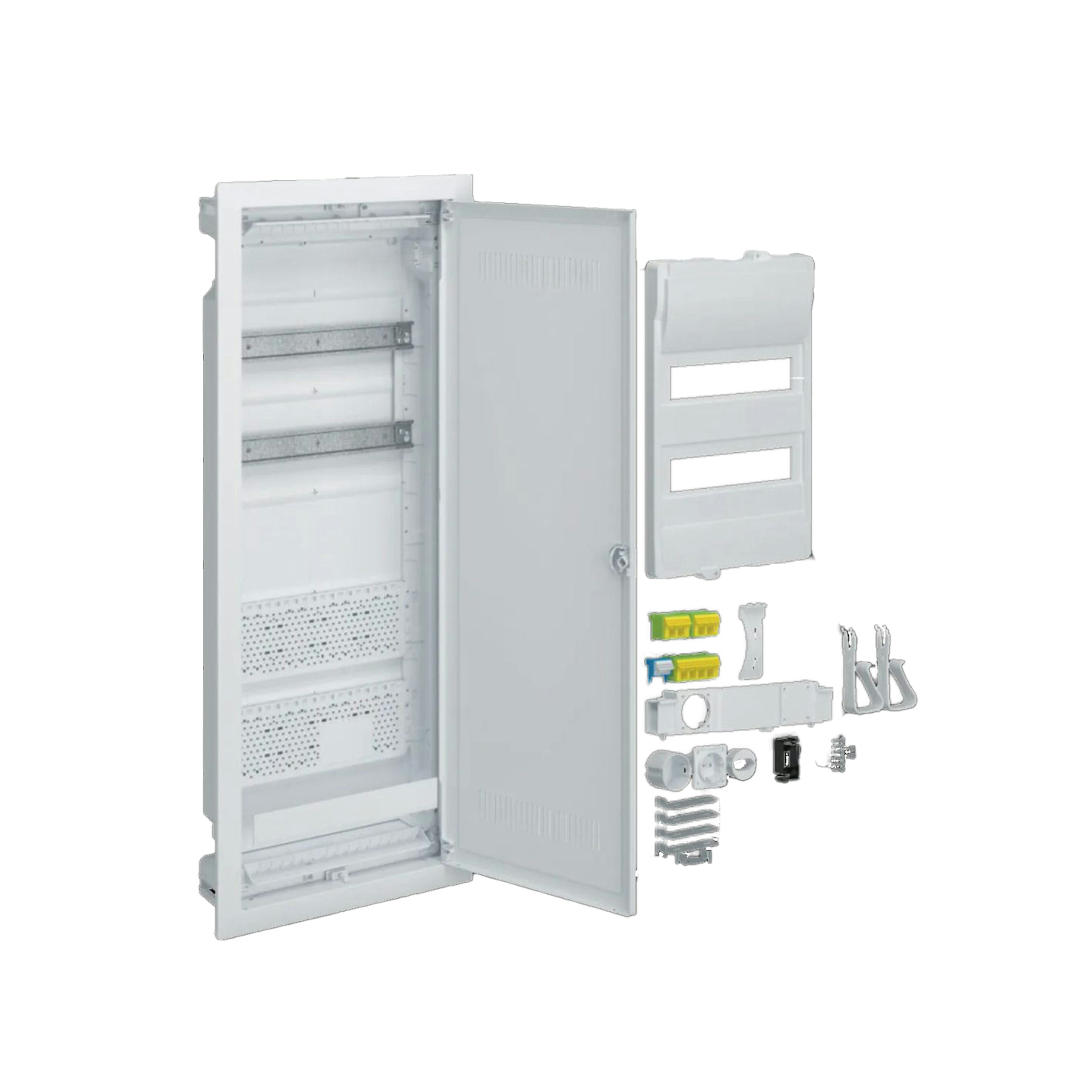 Kombicentral Hager Volta Hybrid för Hålvägg Mediaplåt + Plastdörr