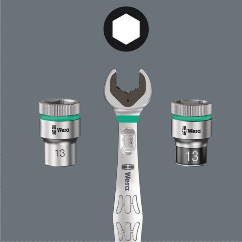 Krafthylssats Wera 1/2 tum Wheel Impaktor C Set 1 3Del