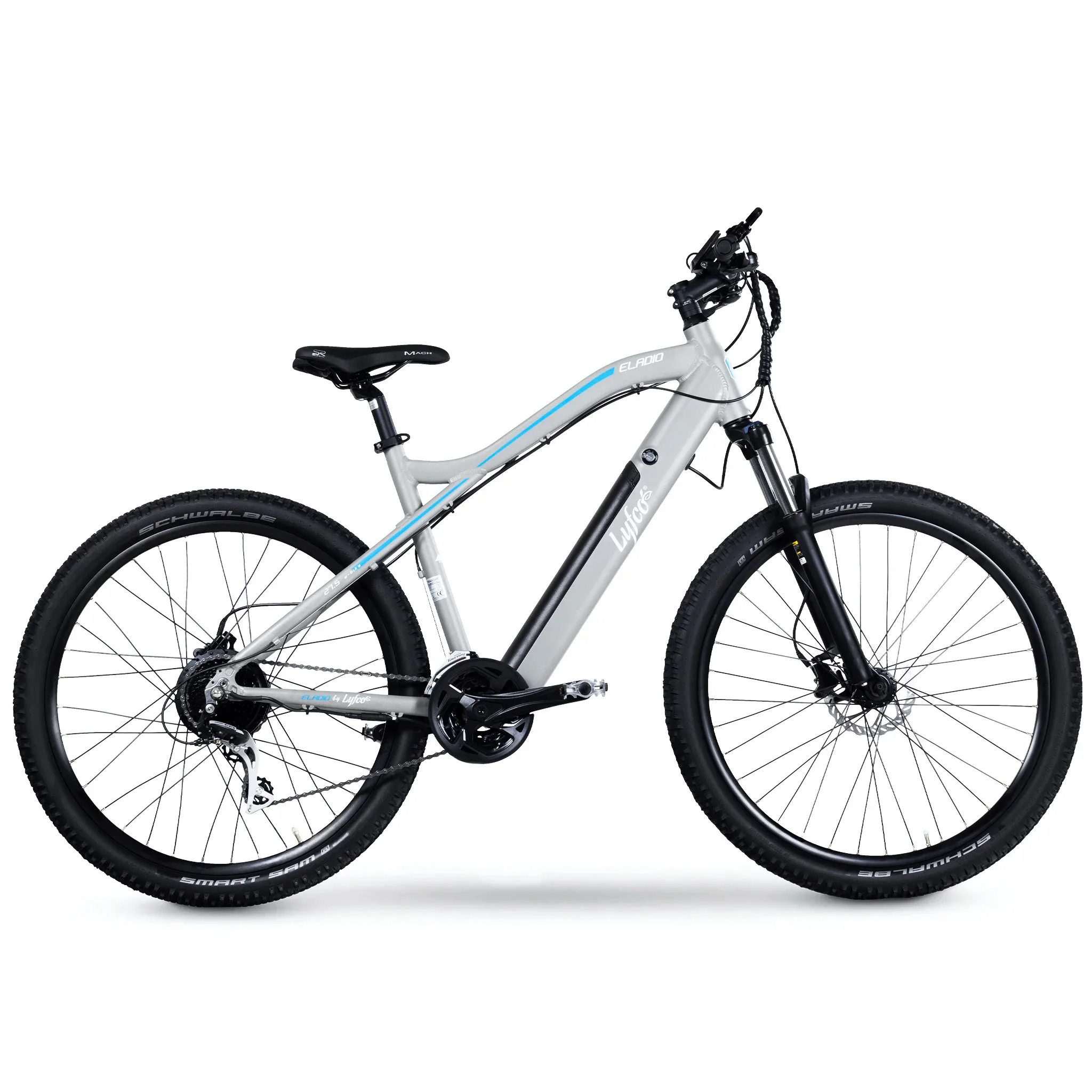 Elcykel Lyfco MTB 27.5" - Eladio 14 Ah Silver