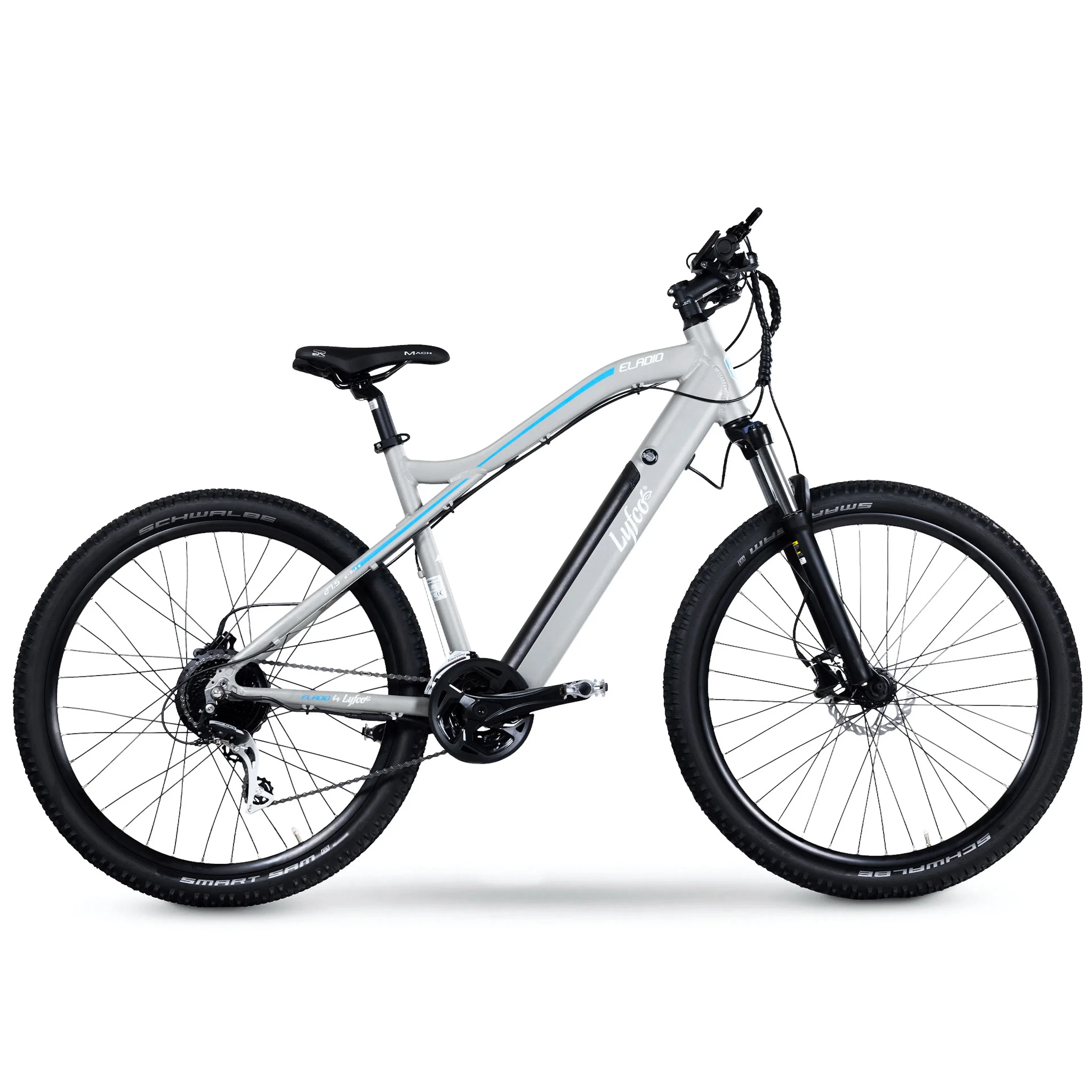 Elcykel Lyfco MTB 27.5" - Eladio 14 Ah Silver