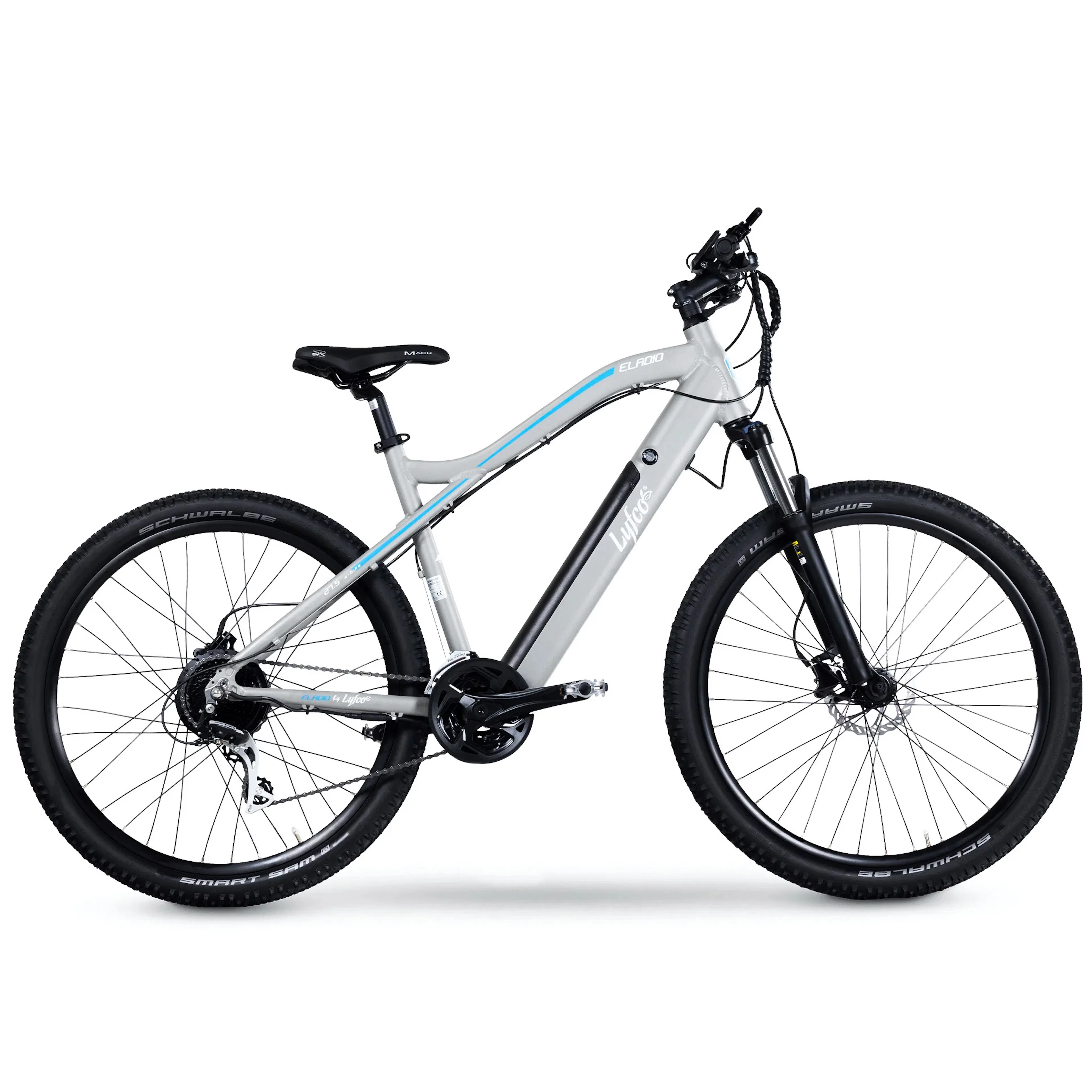 Elcykel Lyfco MTB 27.5" - Eladio 14 Ah Silver