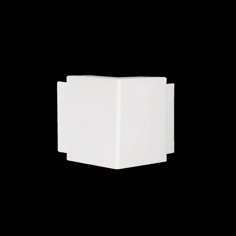 Ytterhörn till Matarkanal Hager LF/LFH 60 x 150 mm Halogenfri Vit RAL 9016