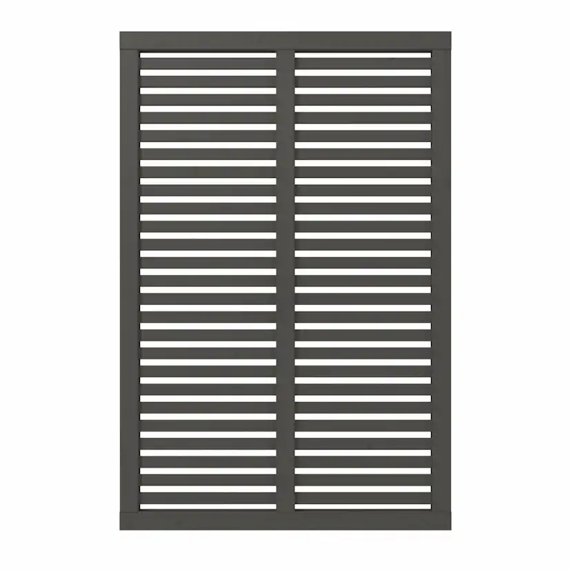 Harmoni staket Umbra-grå RAL 7022