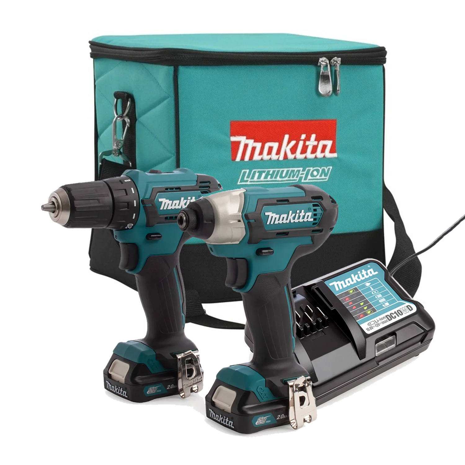 Combokit Makita CXT CLX224A med Batteri