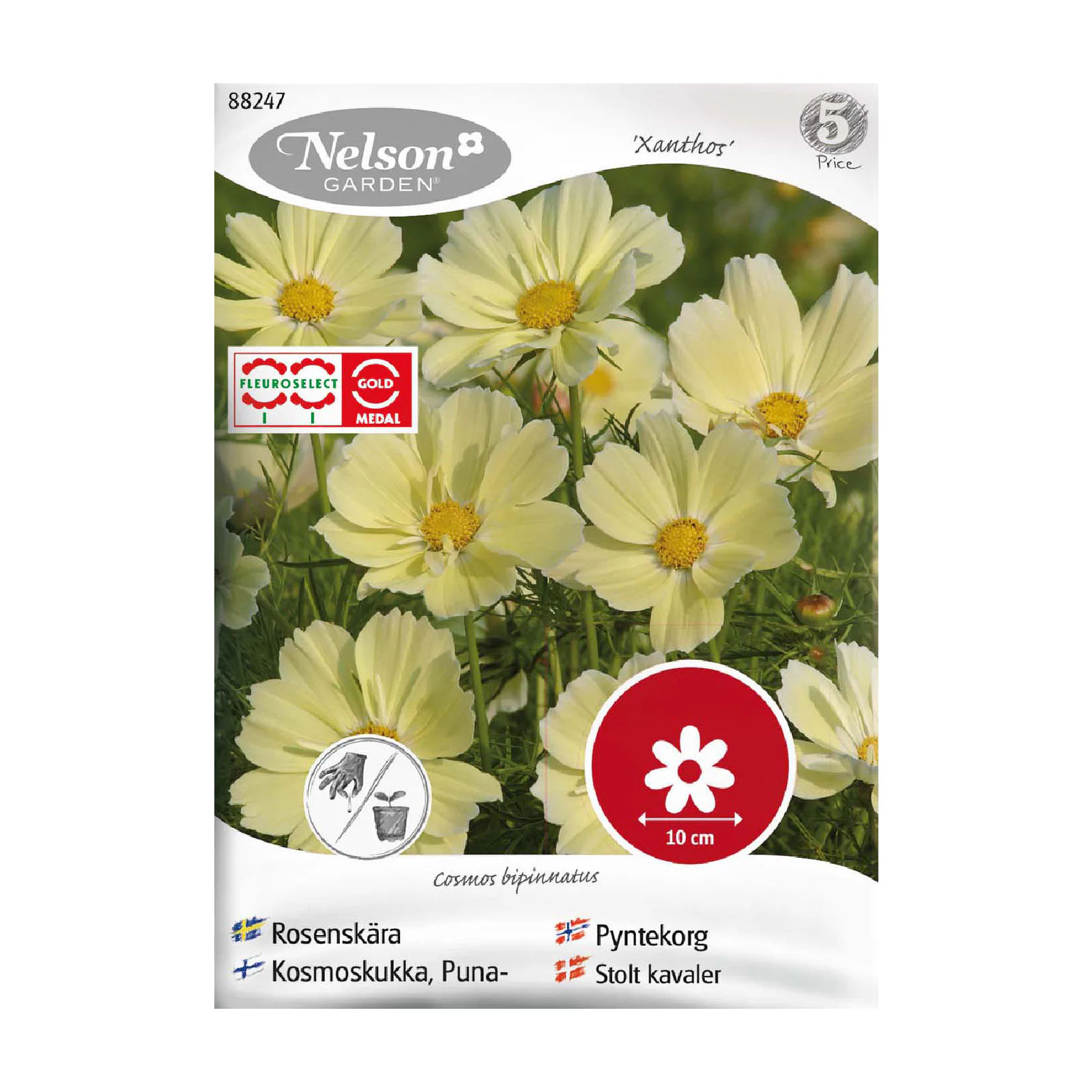 Frö Rosenskära Nelson Garden Xanthos