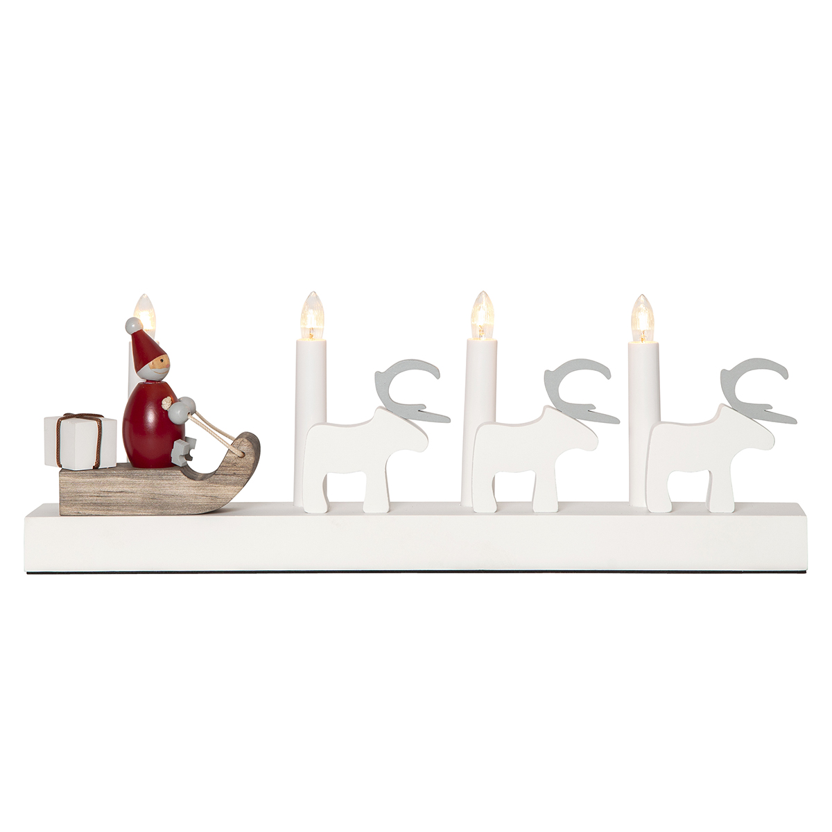 Adventsljusstake Star Trading Rudolf 4st Lampor