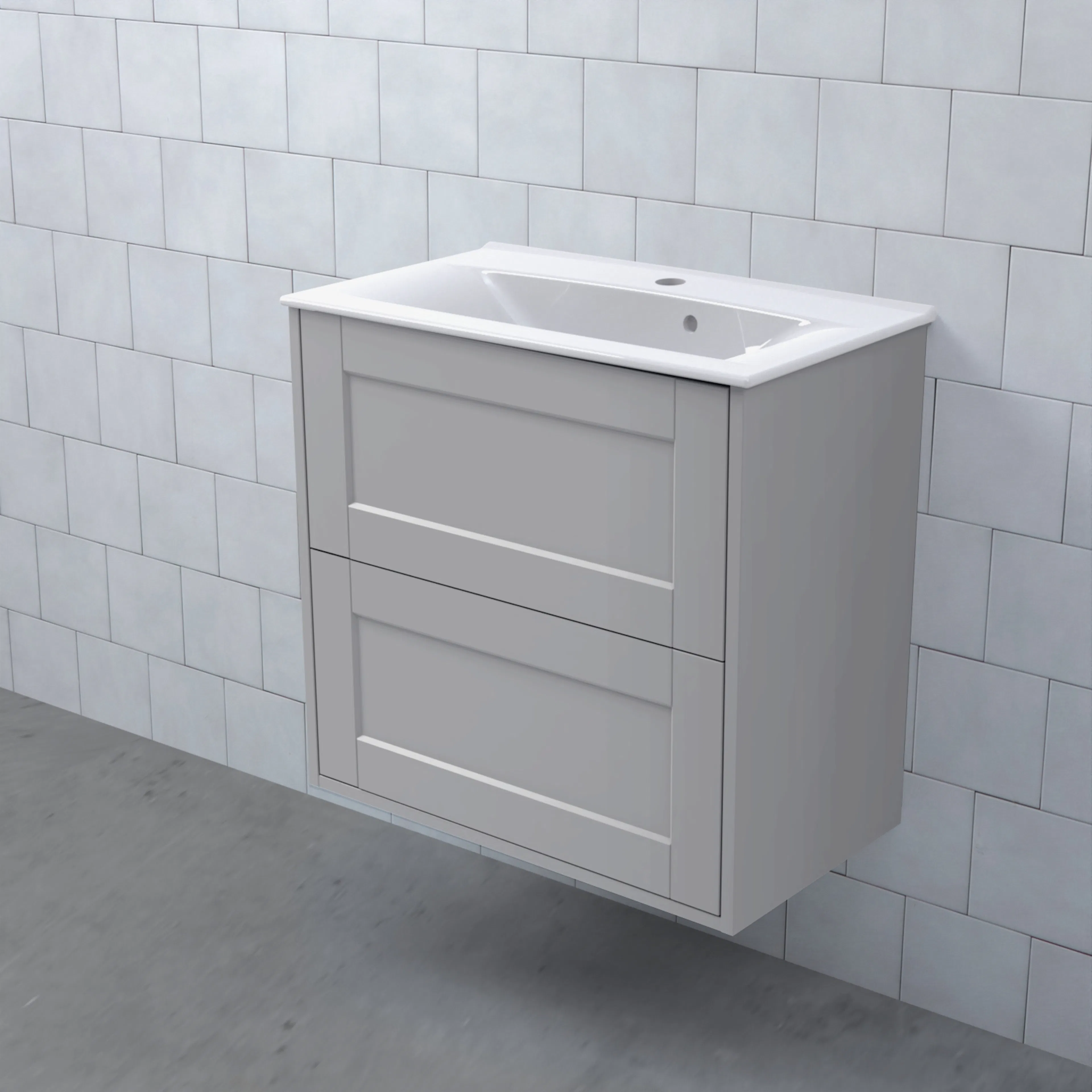 MEJDA Kommod Hög 60-35 Dälja Ljusgrå BxHXD: 598x572x365 mm, Dälja Ljusgrå