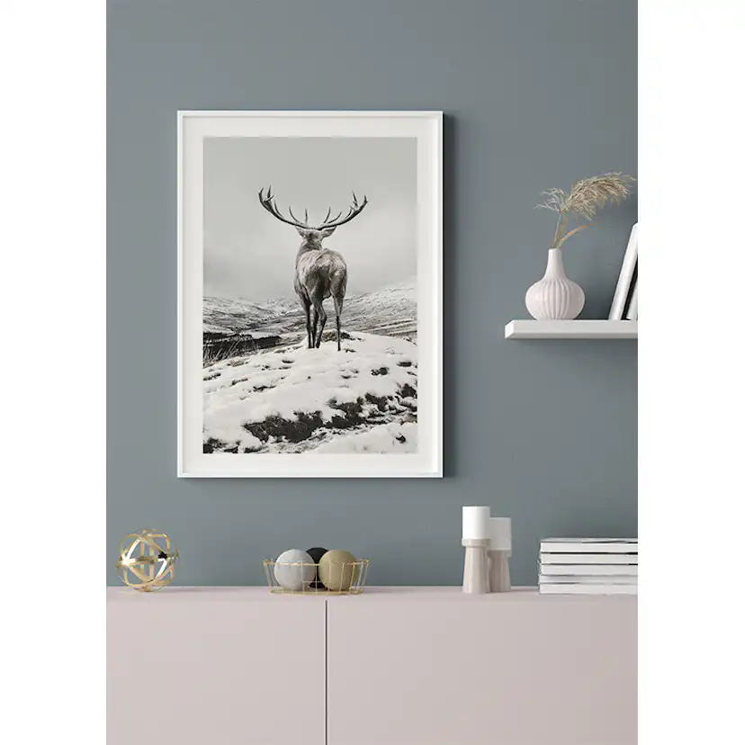 Poster Gallerix Winter Roe Deer