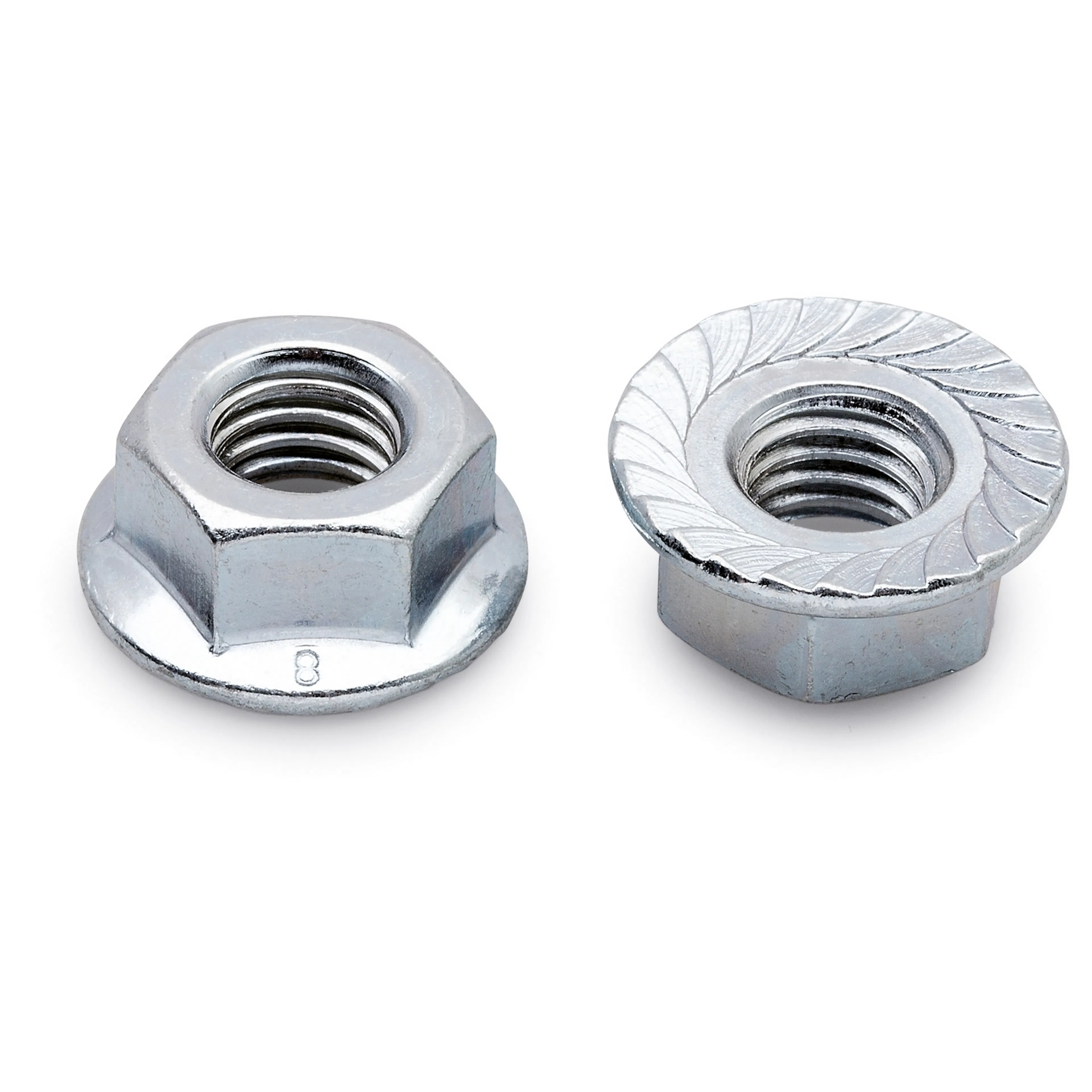 FLÄNSMUTTER M6MF M10 FZB BRK=100 Dimension: M10 mm, Innehåll: 100 st