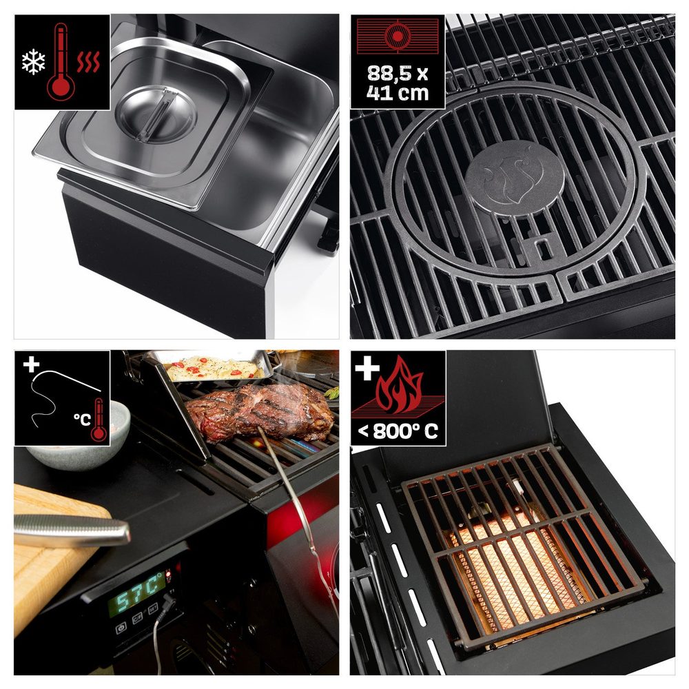 Gasolgrill Landmann Cool Black 5.2 maxX