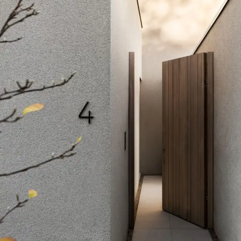 Husnummer Habo Selection Contemporary Stor Svart